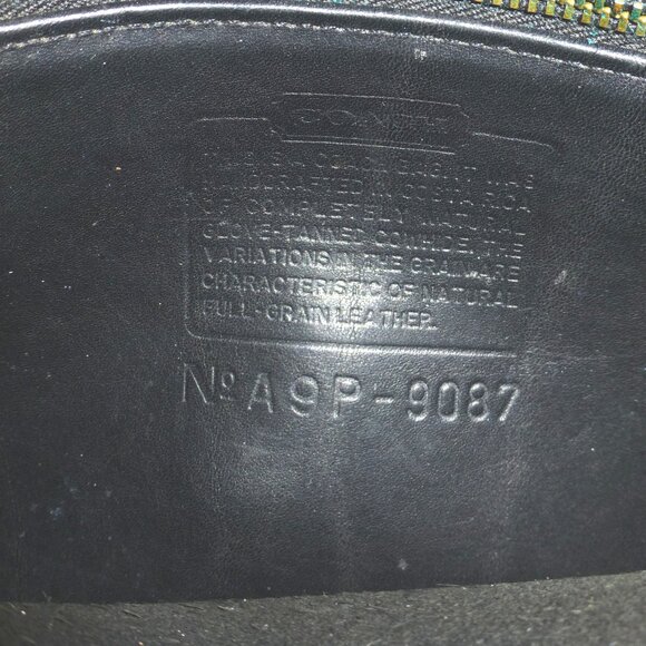 Vintage Coach Metropolis Leather Crossbody Shoulder Bag Black A9P-9087 READ - Picture 16 of 16